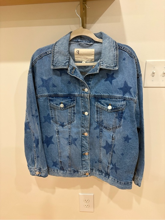 Pilcro Jackets & Blazers - Pilcro Light Blue Denim Jacket